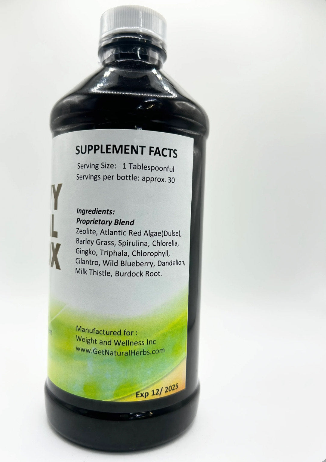 Heavy Metal Detox Tonic - 16oz | Immune Support & Health Improvement | Improves Brain Fog, Chronic Fatigue with Ziolite, Atlantic Red Algae, Barley Grass, Spirulina, Chlorella, Milk Thistle & More
